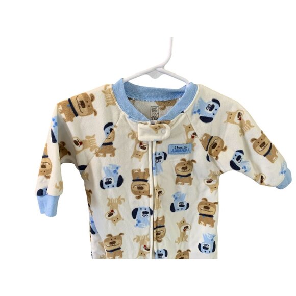 Just For You Carters Boys Infant Baby 0 6 Months Fleece Sleep Sack Pajamas Long - Picture 2 of 3